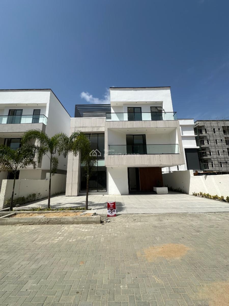 Modern 6 Bedroom Fully Detached Duplex with Cinema, Pool, Elevator, Sol, Lagoon District, Lekki Phase 1, Lekki, Lagos, Detached Duplex for Sale