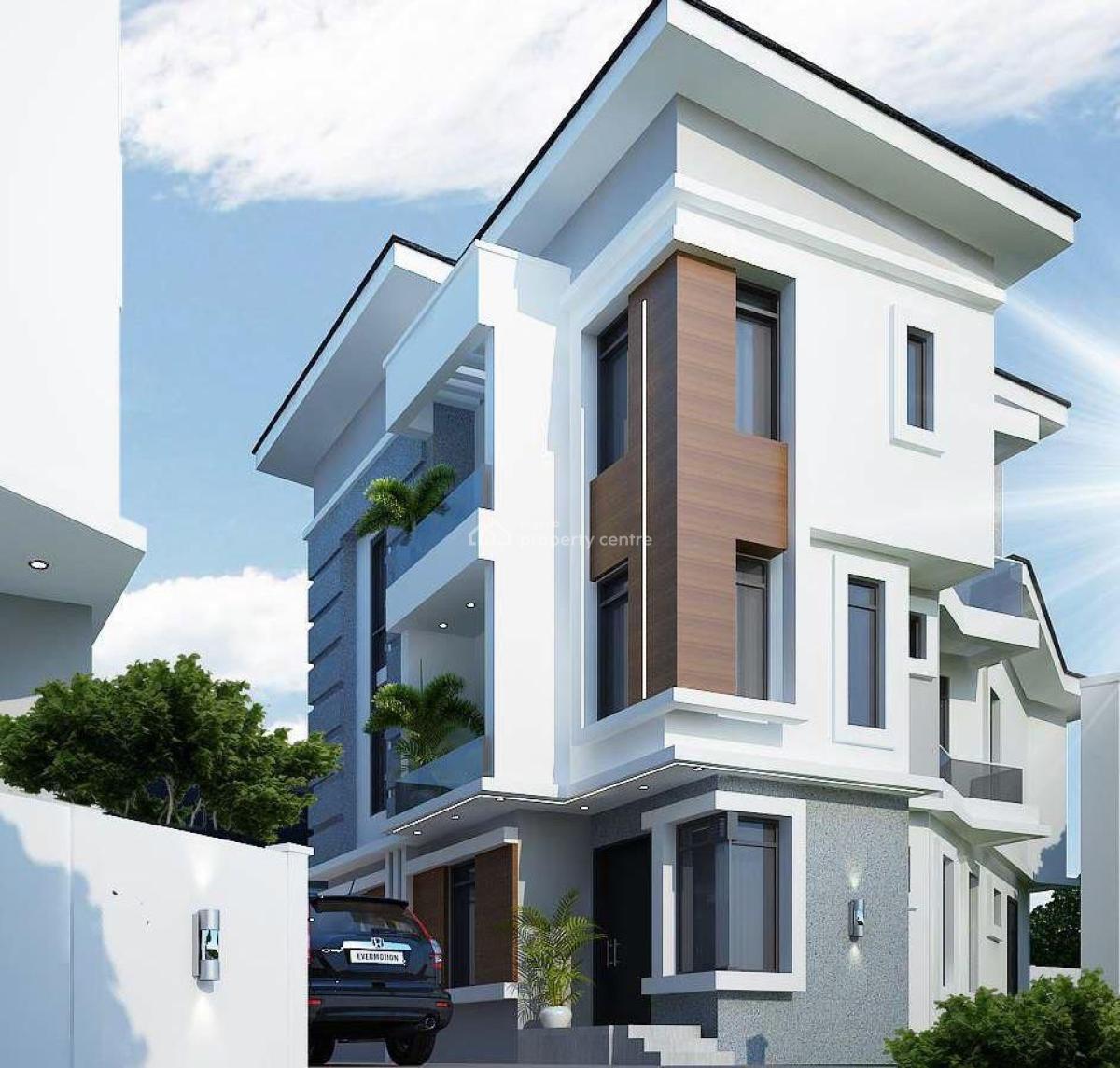 Magnificently Newly Built 4 Bedroom Detached Duplex Plus Bq & Gym Room, Gbagada, Lagos, Detached Duplex for Sale