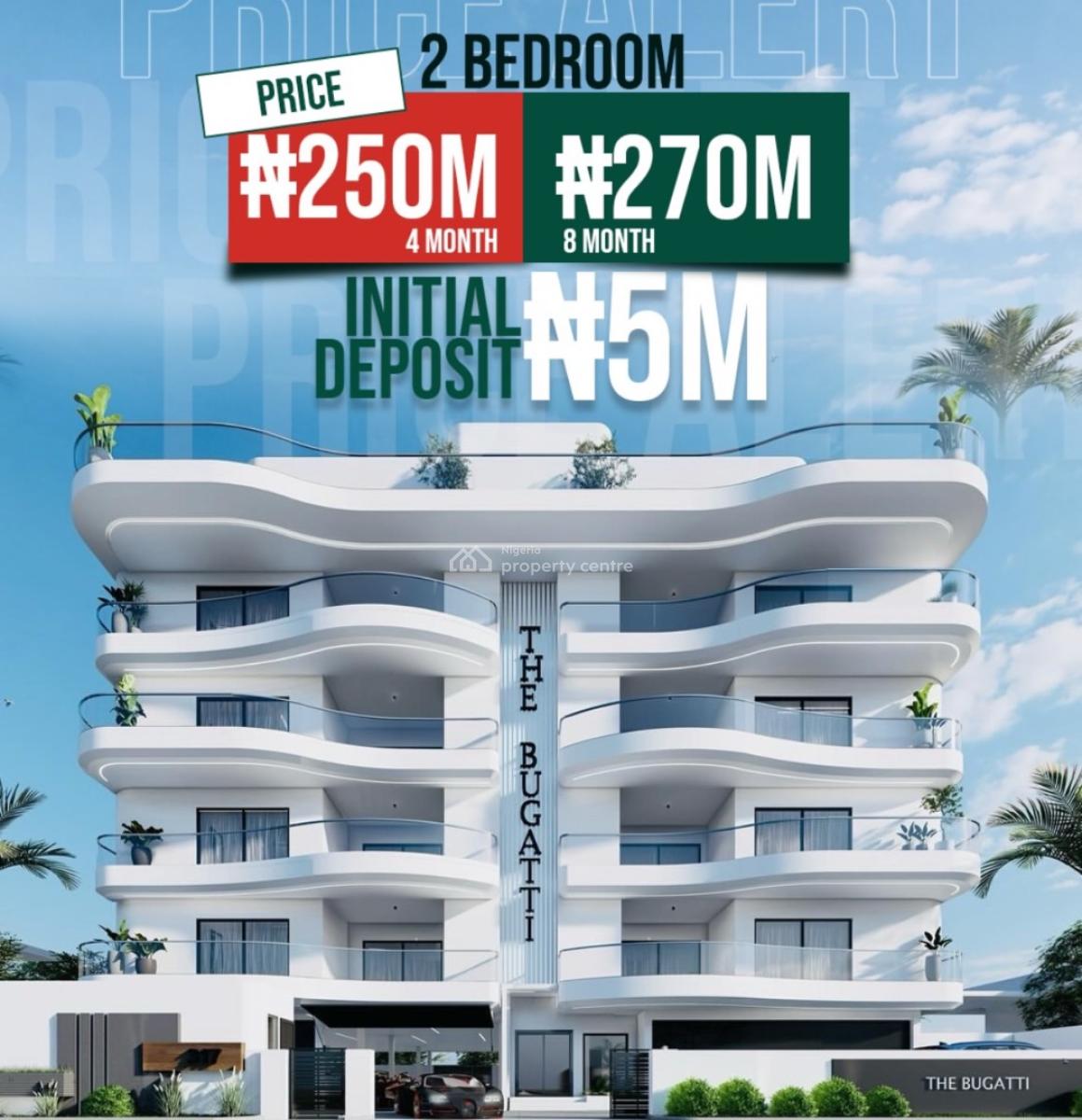 Luxury Built 2 Bedroom Apartment, Off Admiralty / Foreshore, Lekki Phase 1, Lekki, Lagos, Flat / Apartment for Sale