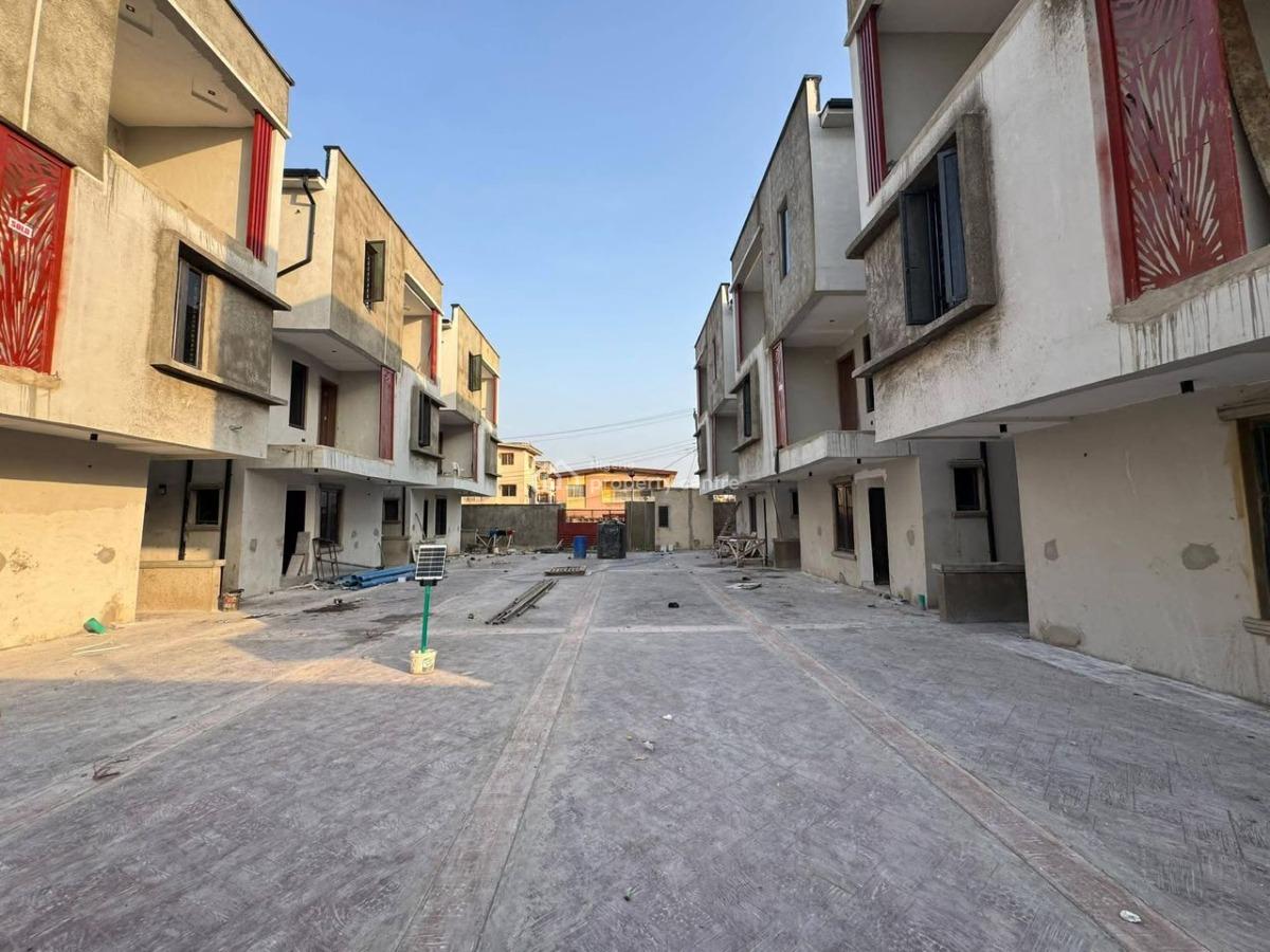 Newly and Well Built 4 Bedroom Detached Duplex, Behind Estate Dideolu, Ogba, Ikeja, Lagos, Detached Duplex for Sale