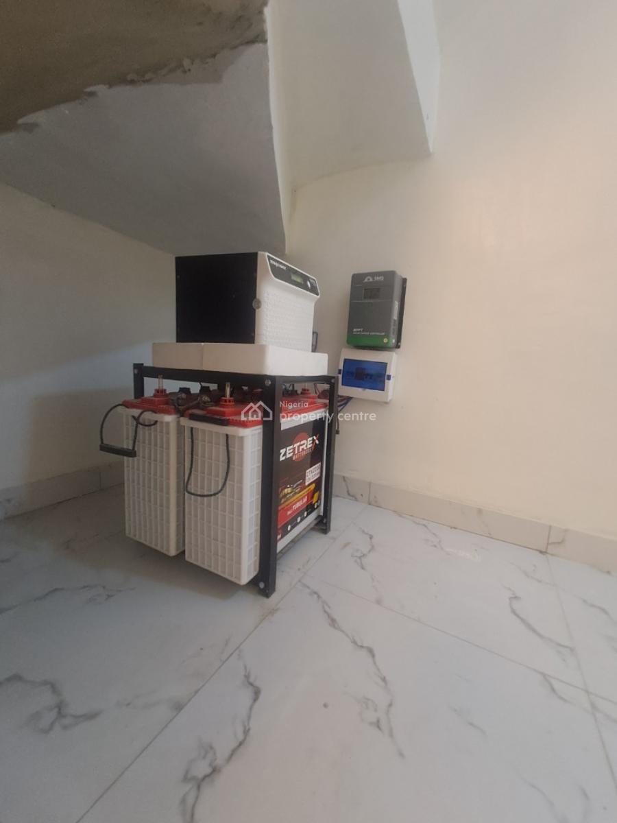 Newly Built 3 Bedroom Terrace with Bq & Inverter in a Gated Estate, Abraham Adesanya By General Paint, Ajah, Lagos, Terraced Duplex for Rent