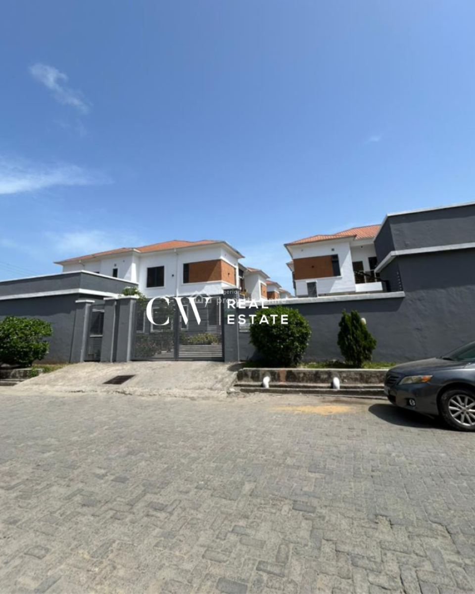 3 Bedroom Terrace with Bq, Agungi, Lekki, Lagos, Terraced Duplex for Rent