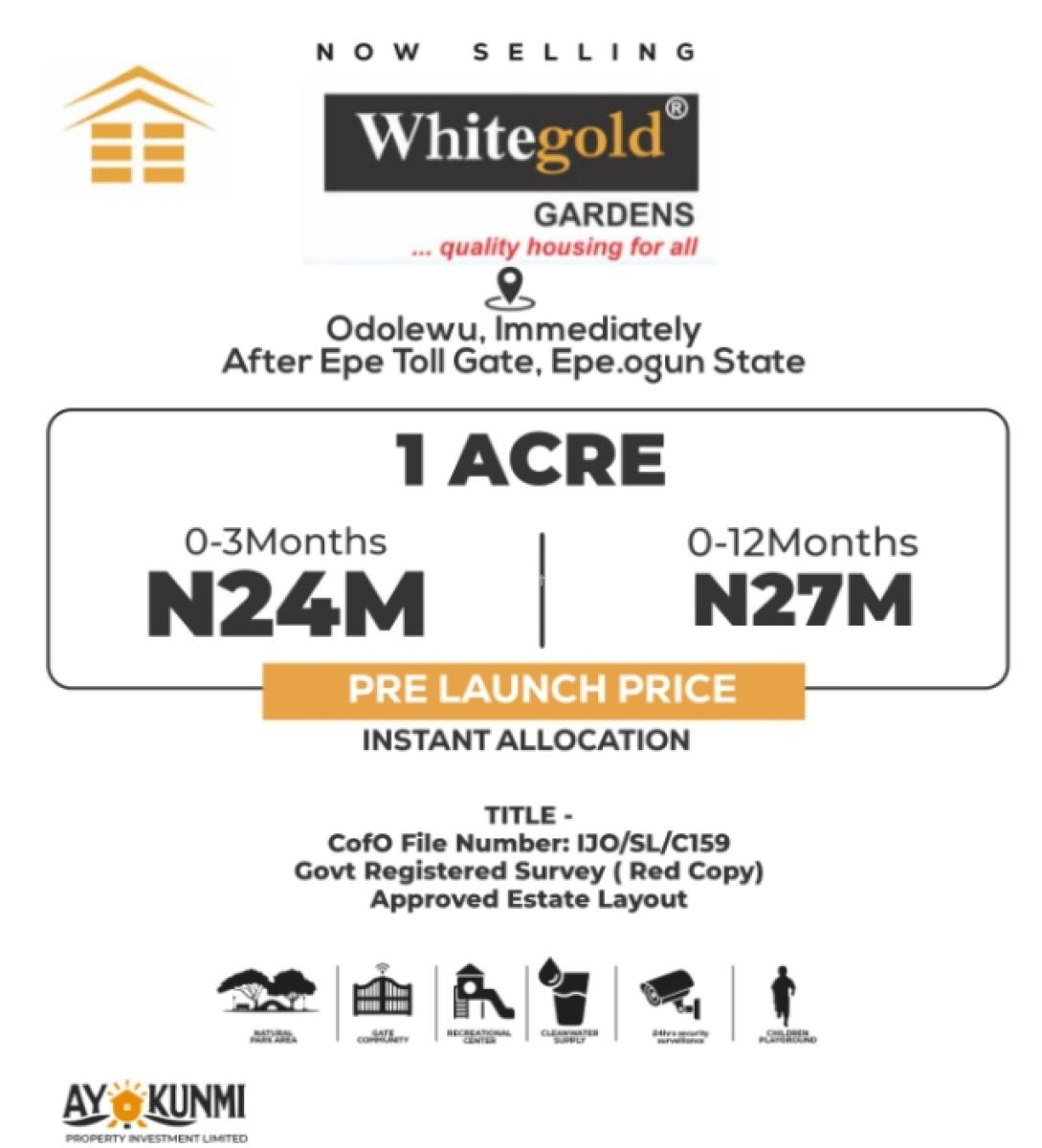 Premium Estate on The Express. Buy and Build Location, Odolewu, Epe, Lagos, Mixed-use Land for Sale