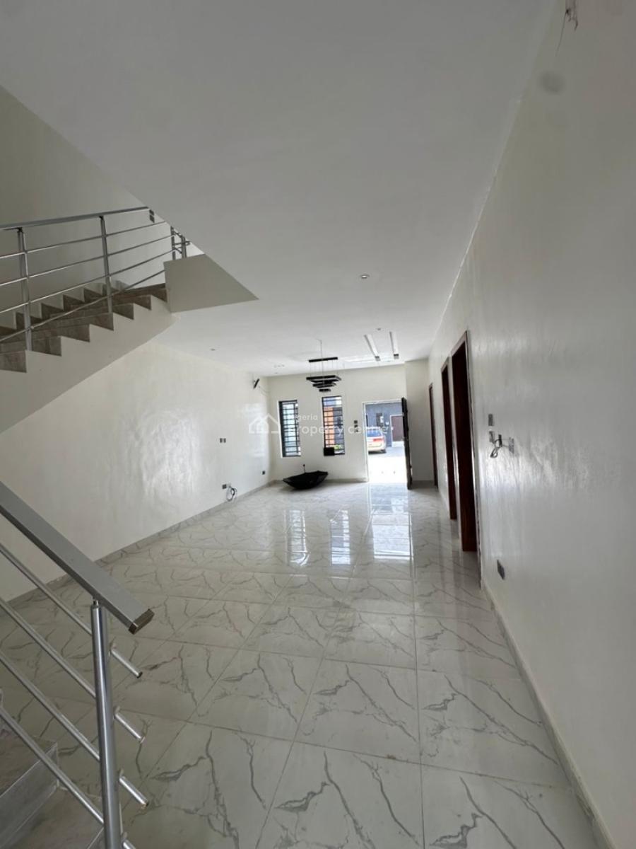 Brand New 3 Bedroom Duplex with Solar Panels Inside Fully Serviced Estate, Cannan Estate, Sangotedo, Ajah, Lagos, Terraced Duplex for Rent