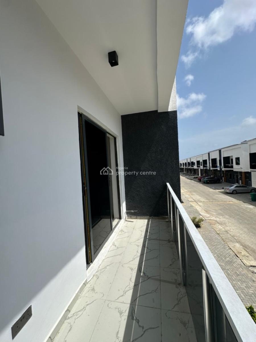Brand New 3 Bedroom Duplex with Solar Panels Inside Fully Serviced Estate, Cannan Estate, Sangotedo, Ajah, Lagos, Terraced Duplex for Rent