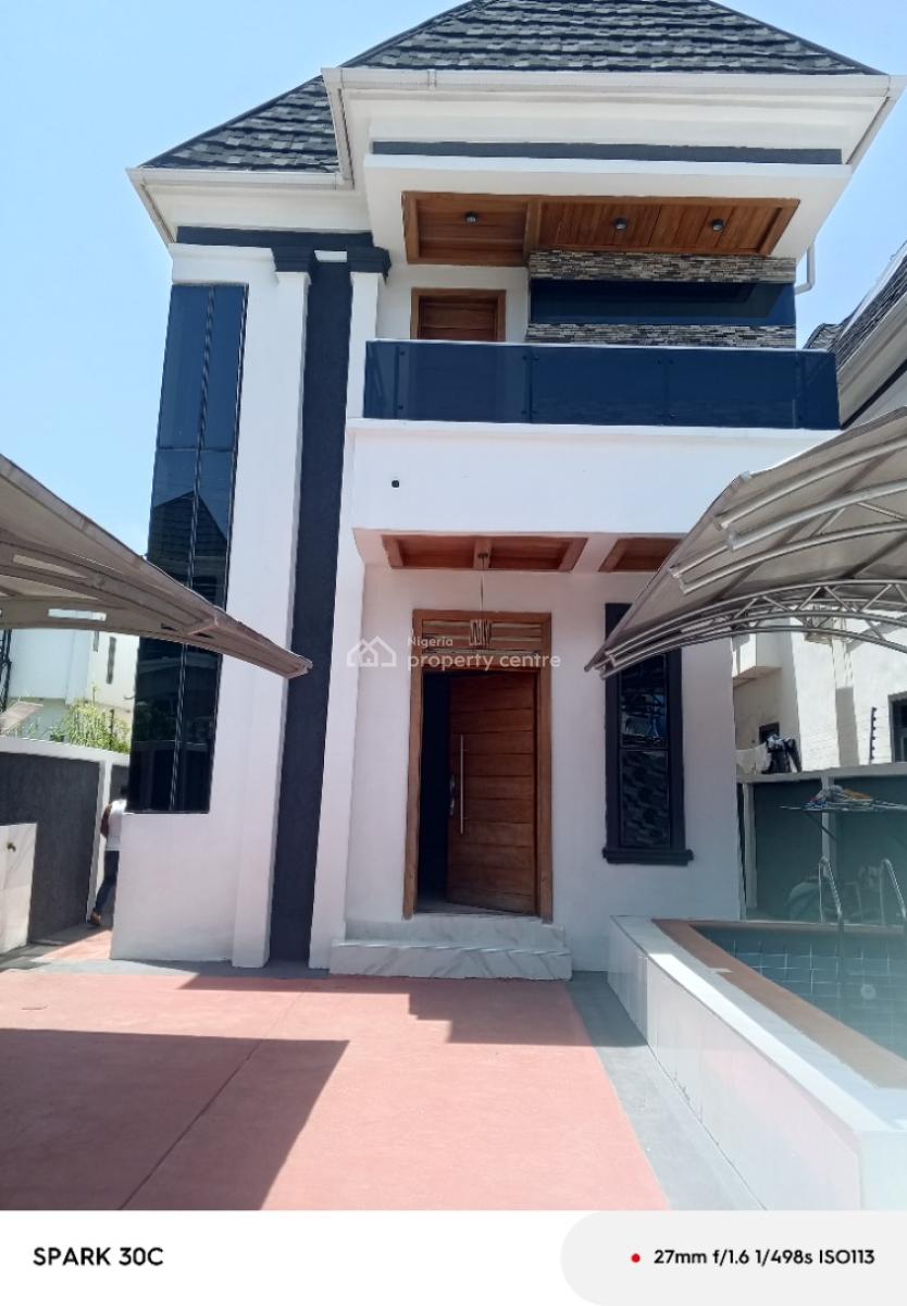 Luxury 5 Bedrooms Fully Detached Duplex, Royal Pine Estate, Orchid Road, Lekki, Lagos, Detached Duplex for Sale