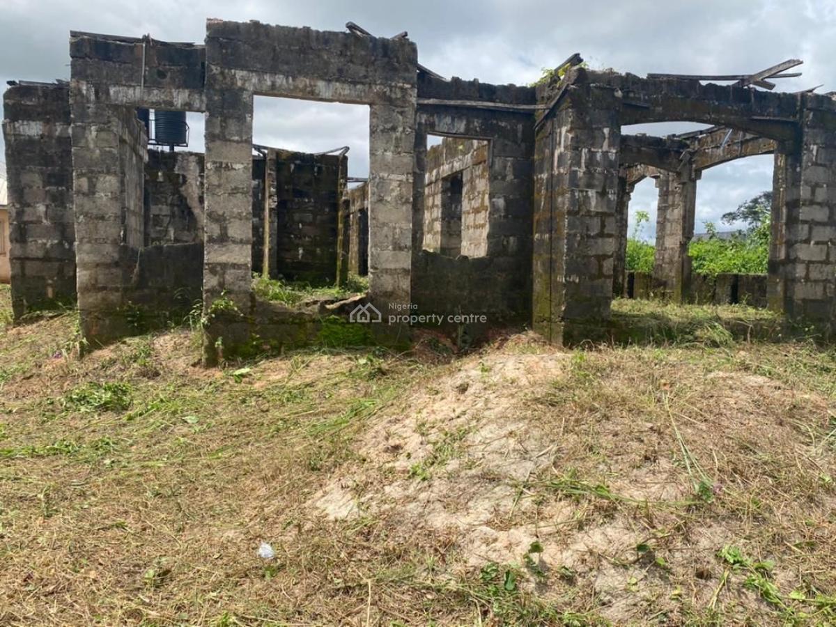 a Plot of Land with an Incomplete Three Bedroom Building, Uhie Community Benin/sapele Road, Ikpoba Okha, Edo, Detached Bungalow for Sale