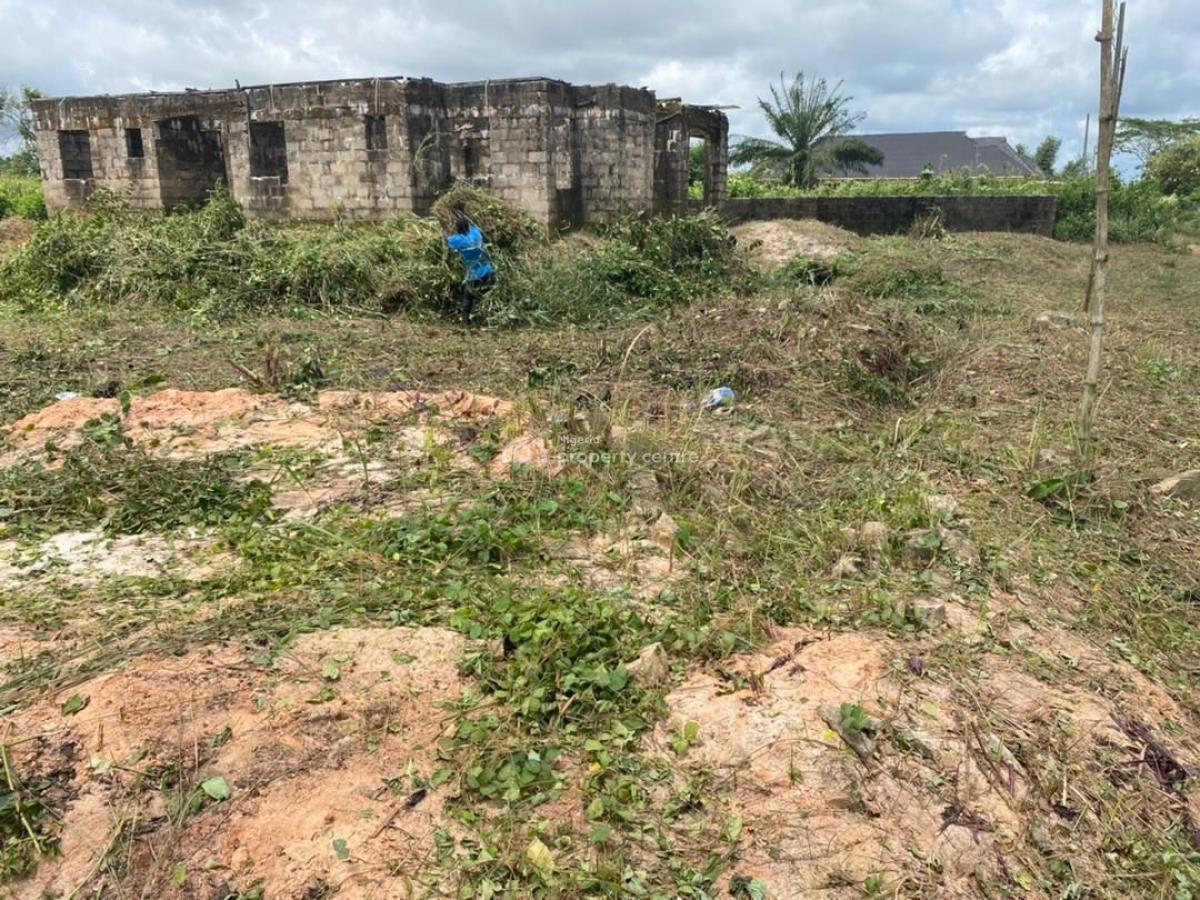 a Plot of Land with an Incomplete Three Bedroom Building, Uhie Community Benin/sapele Road, Ikpoba Okha, Edo, Detached Bungalow for Sale