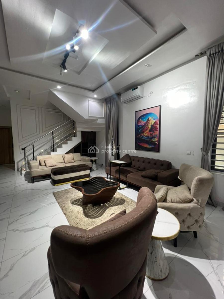 Beautiful 4 Bedroom Semi Detached Duplex in a Secure Estate, Ikota, Lekki, Lagos, Semi-detached Duplex for Rent