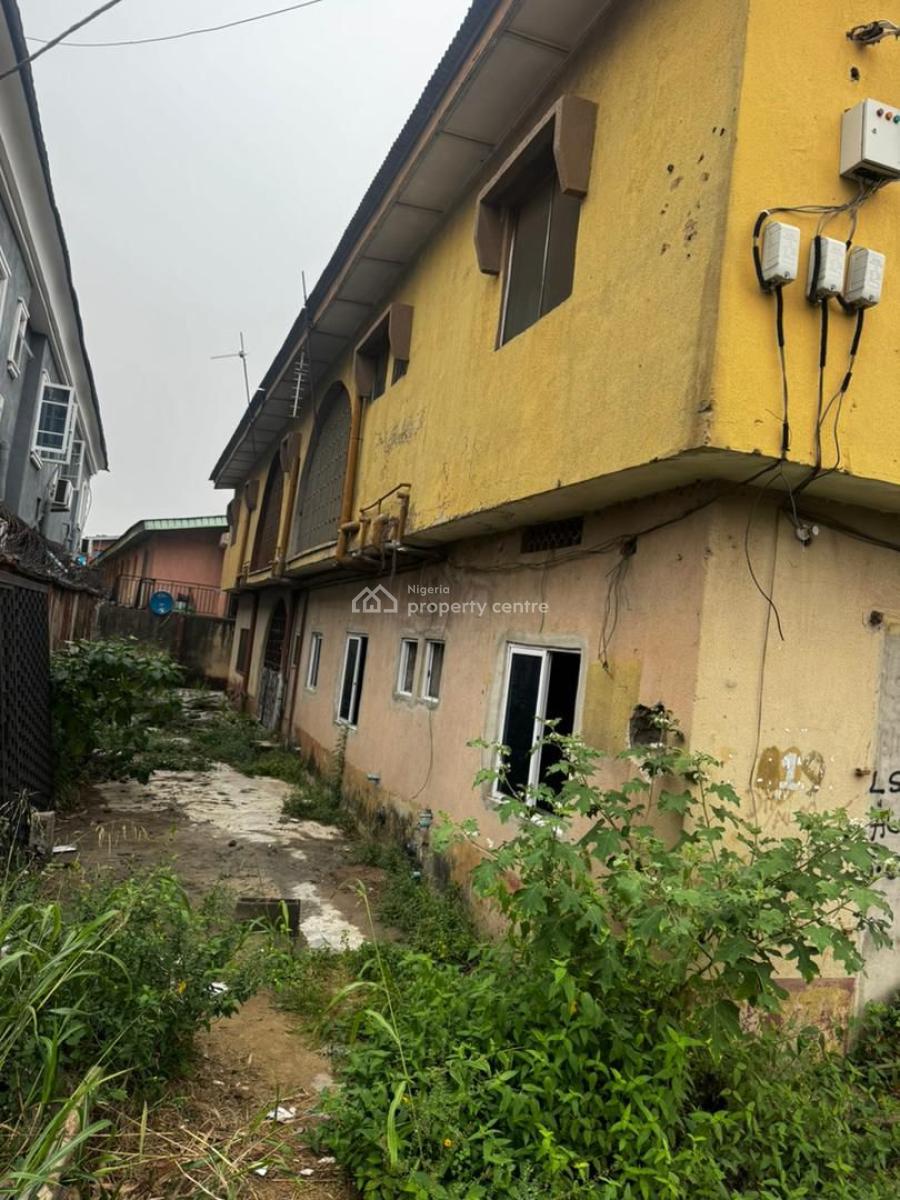 Standard Nice 8 Flats Apartment, Close to Shobo, Akowonjo, Alimosho, Lagos, House for Sale