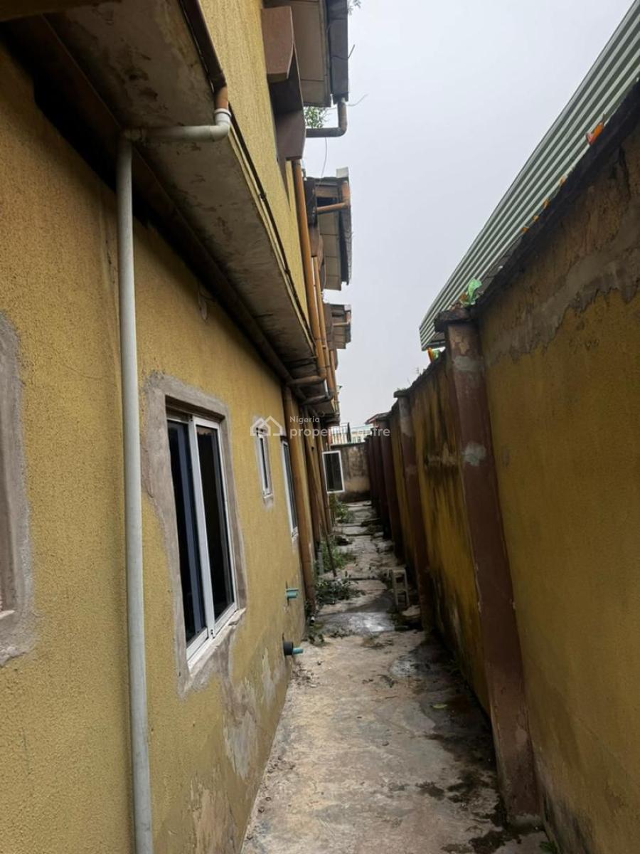 Standard Nice 8 Flats Apartment, Close to Shobo, Akowonjo, Alimosho, Lagos, House for Sale