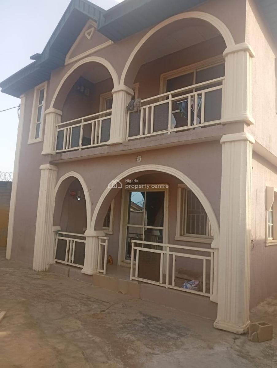 Standard 4 Flat of 3 Bedroom Apartment with Spacious Compound, By Ekoro, Abule Egba, Agege, Lagos, House for Sale