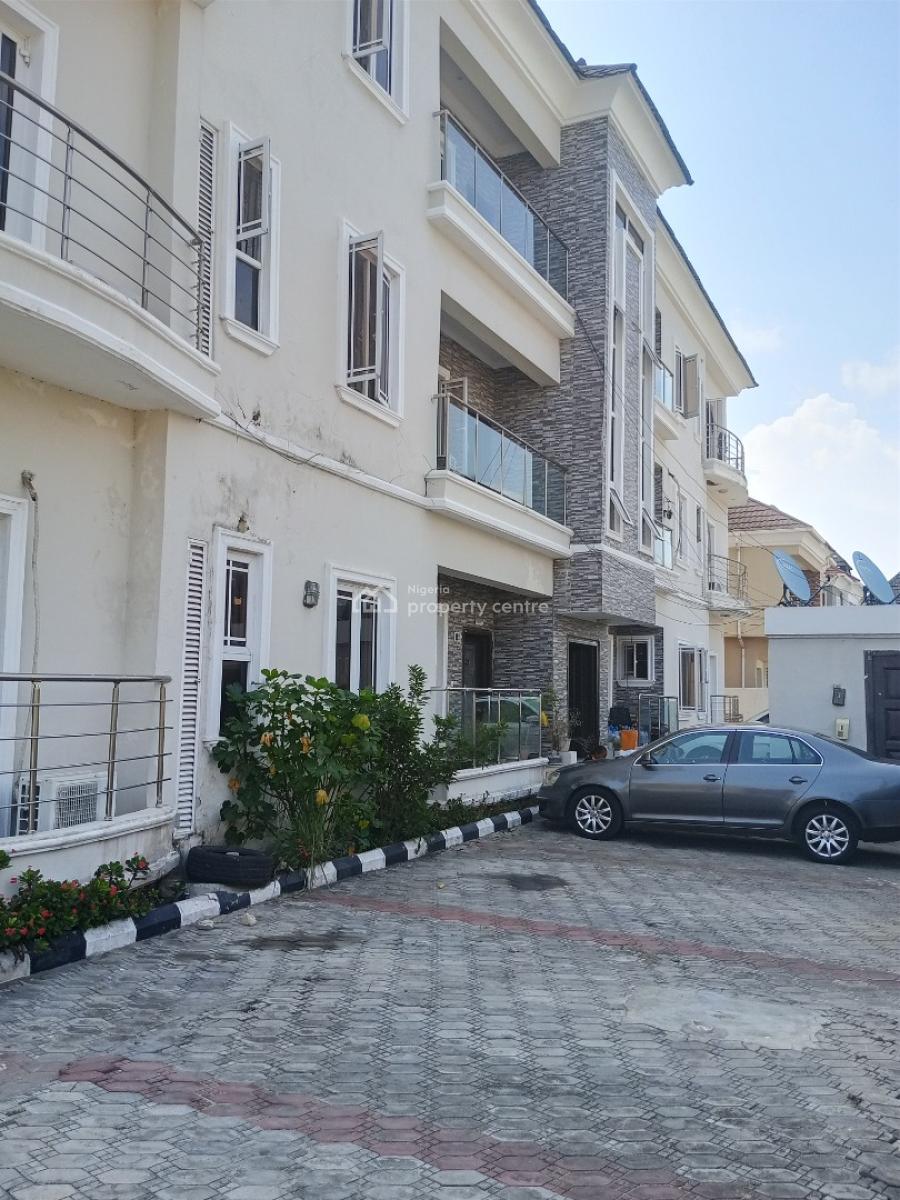 3 Bedroom Flat with Bq, Opposite Igboefon, Idado, Lekki, Lagos, Flat / Apartment for Rent
