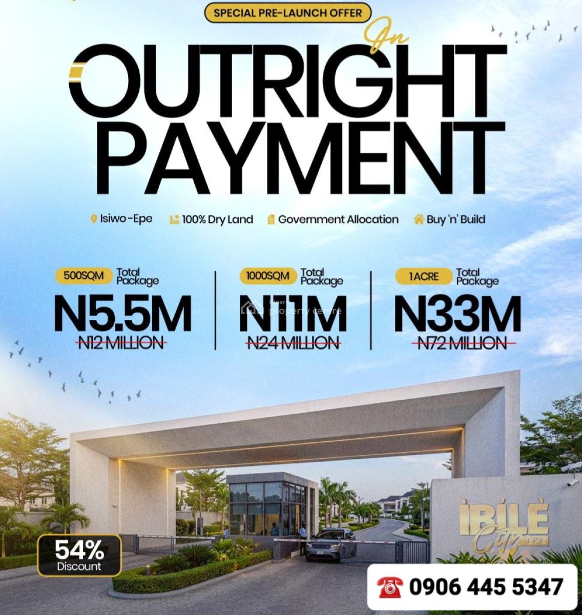 Buy & Build Plots and Acres of Lands, Isiwo, Epe, Lagos, Residential Land for Sale