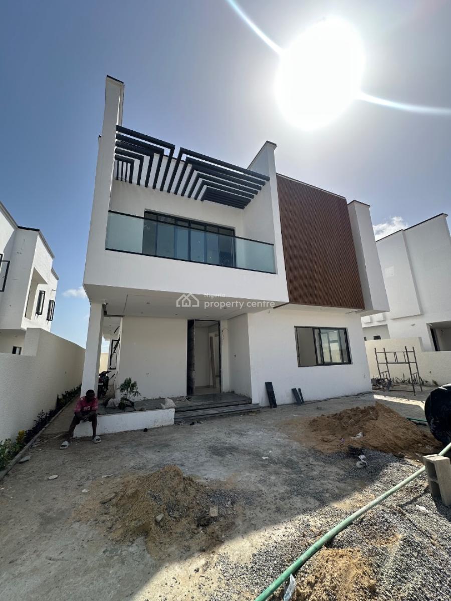 Modern 5 Bedroom Fully Detached Duplex with Pool, Solar and Bq, Lagoon District, Lekki Phase 1, Lekki, Lagos, Detached Duplex for Sale