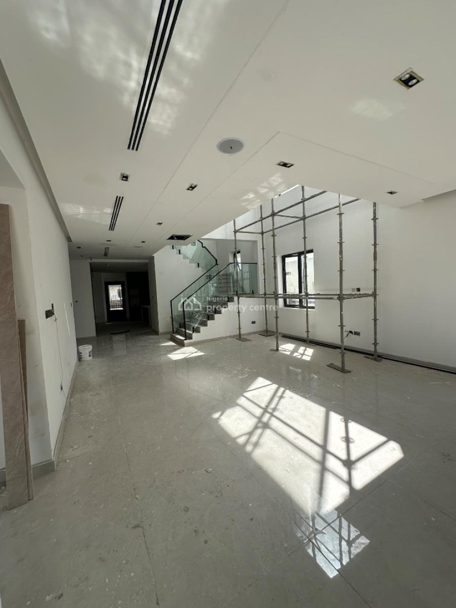 Modern 5 Bedroom Fully Detached Duplex with Pool, Solar and Bq, Lagoon District, Lekki Phase 1, Lekki, Lagos, Detached Duplex for Sale