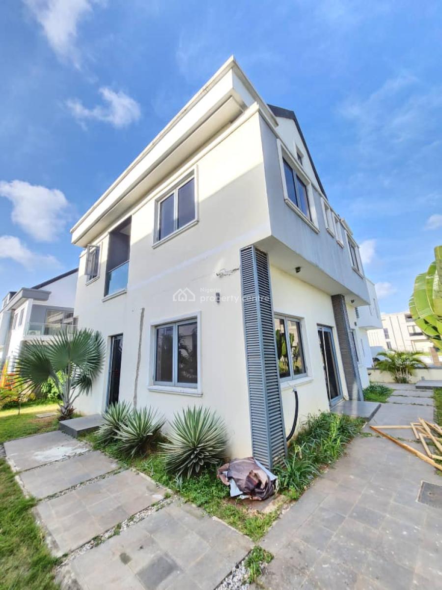 Modern 4 Bedroom Semi Detached Duplex with Bq in a Prestigious Estate, Cowrie Creek Estate, Ikate, Lekki, Lagos, Semi-detached Duplex for Rent