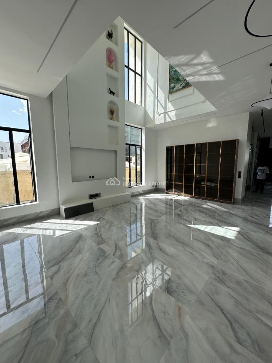 Modern 5 Bedroom Semi-detached Duplex with Cinema, Pool, and Bq, Lagoon District, Lekki Phase 1, Lekki, Lagos, Semi-detached Duplex for Sale