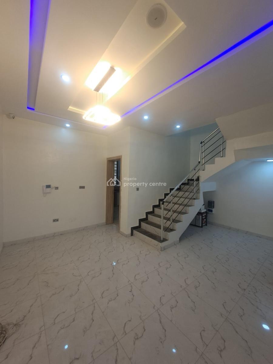 Newly Built 3 Bedroom Terrace with Bq & Inverter in Gated Estate, Abraham Adesanya, Ajah, Lagos, Terraced Duplex for Rent