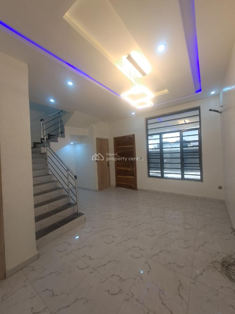 Newly Built 3 Bedroom Terrace with Bq & Inverter in Gated Estate, Abraham Adesanya, Ajah, Lagos, Terraced Duplex for Rent