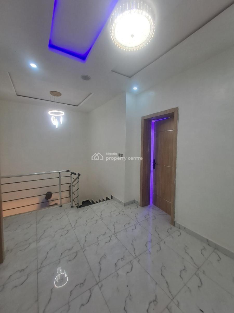 Newly Built 3 Bedroom Terrace with Bq & Inverter in Gated Estate, Abraham Adesanya, Ajah, Lagos, Terraced Duplex for Rent