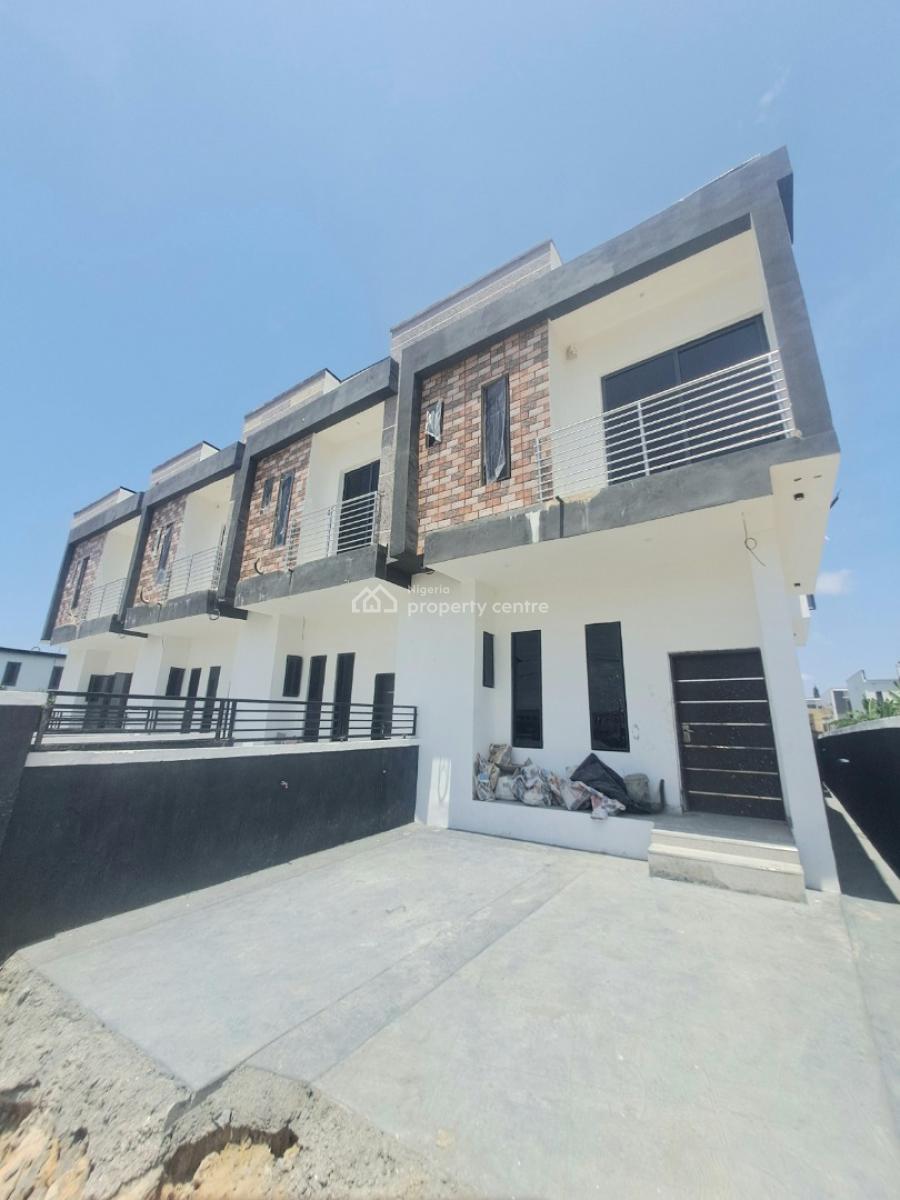 Well Built 2 Bedroom Terraced with Bq in a Gated Estate, Abraham Adesanya, Ajah, Lagos, Terraced Duplex for Sale