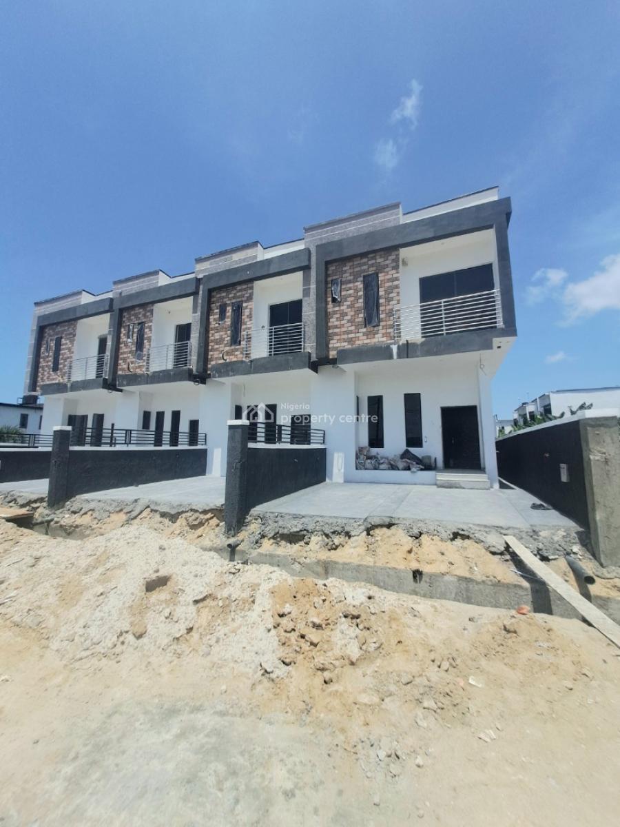Well Built 2 Bedroom Terraced with Bq in a Gated Estate, Abraham Adesanya, Ajah, Lagos, Terraced Duplex for Sale