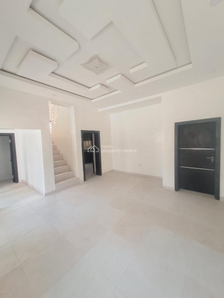 Well Built 4 Bedroom Terrace with Bq, Sangotedo, Ajah, Lagos, Terraced Duplex for Rent