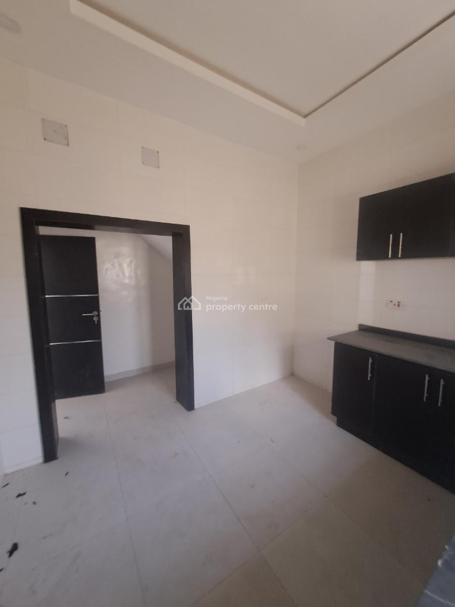 Well Built 4 Bedroom Terrace with Bq, Sangotedo, Ajah, Lagos, Terraced Duplex for Rent