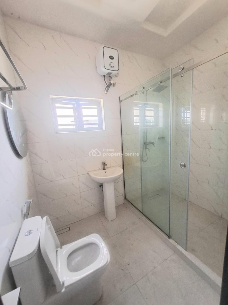 Well Built 4 Bedroom Terrace with Bq, Sangotedo, Ajah, Lagos, Terraced Duplex for Rent