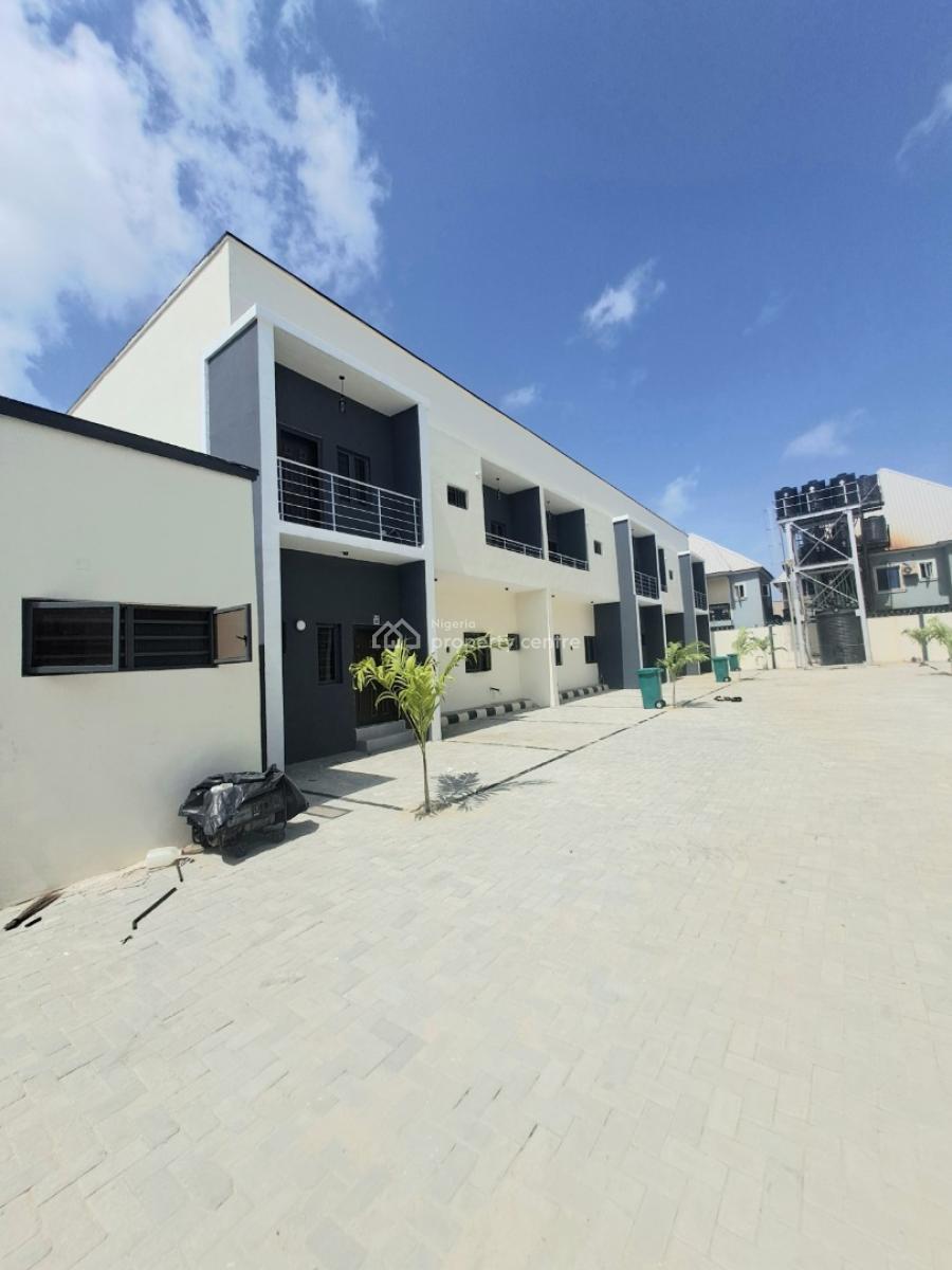 Well Built 4 Bedroom Terrace with Bq, Sangotedo, Ajah, Lagos, Terraced Duplex for Rent