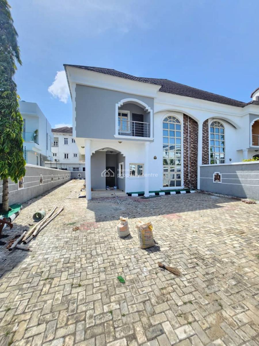4 Bedroom Semi Detached Duplex with Bq, Pinnock Beach Estate, Osapa, Lekki, Lagos, Semi-detached Duplex for Rent