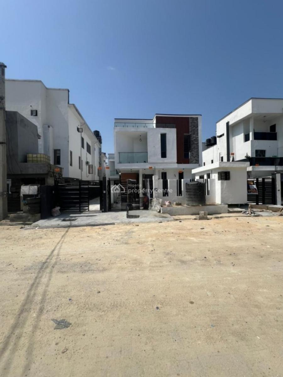 Elegant Newly Built 4 Bedroom Semi Detached Duplex + Bq in Secure Estate, Gra, Ikota, Lekki, Lagos, Semi-detached Duplex for Sale