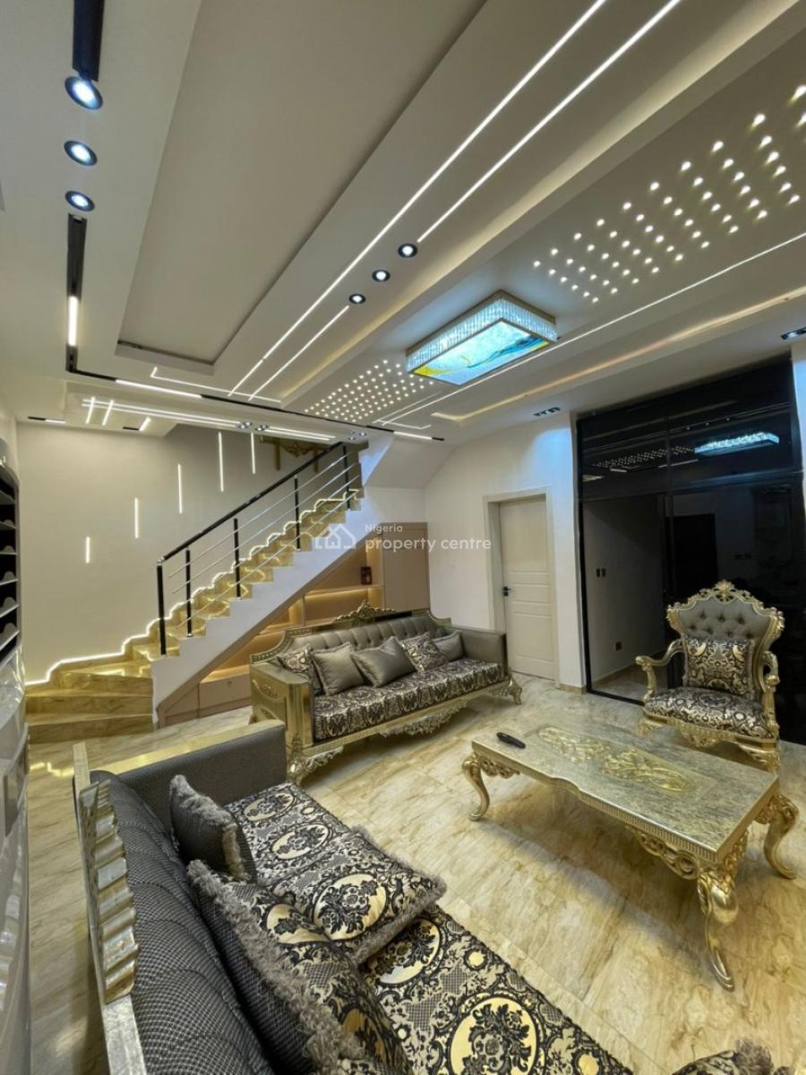 Fancy Luxury Fully Furnished 4 Bedroom Terraced Duplex in a Secure Estate, Gra, Ikota, Lekki, Lagos, Terraced Duplex for Sale