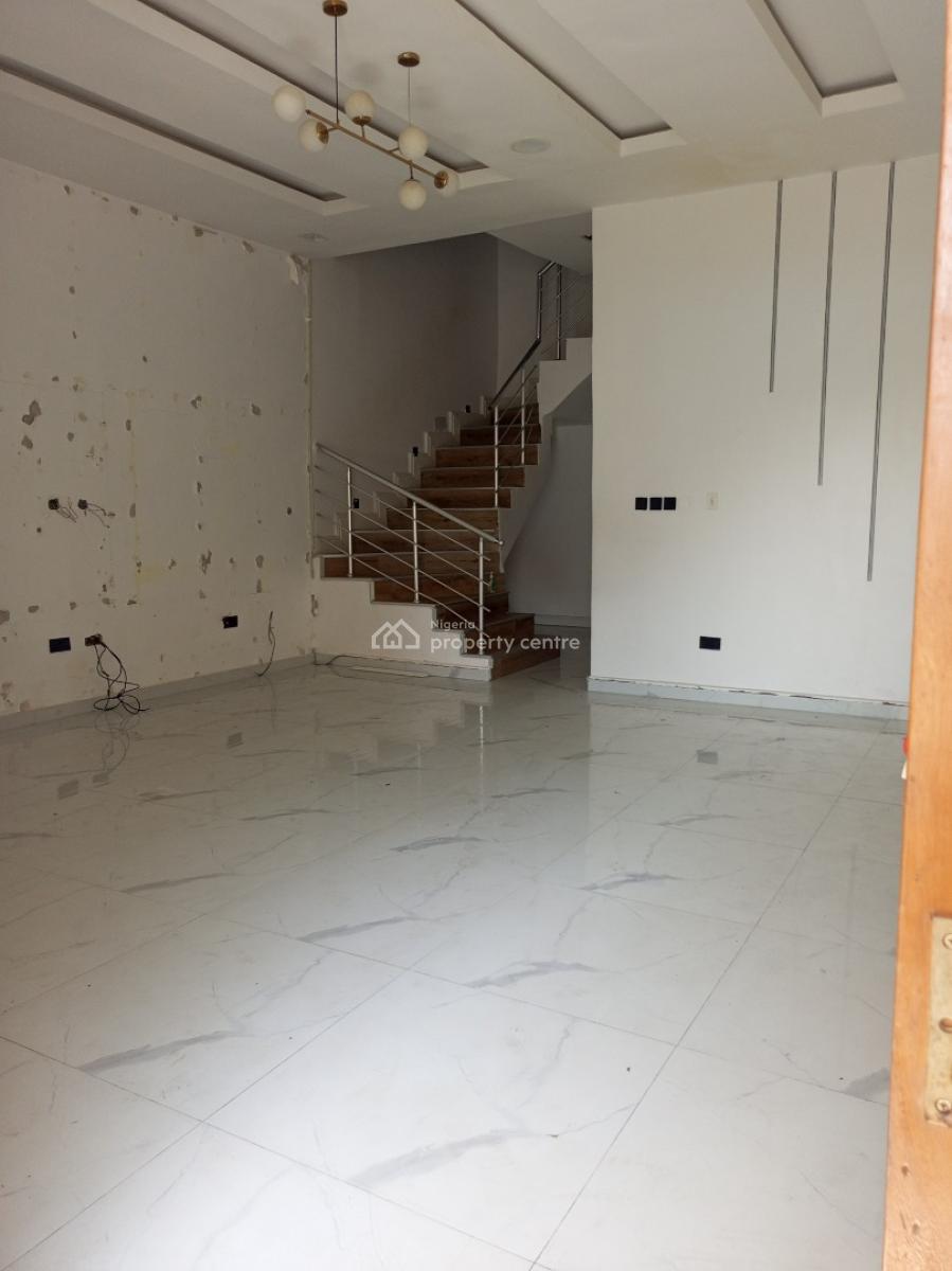Sharp Detached 4 Bedroom Duplex with Bq 4car Park, Idado, Lekki, Lagos, Detached Duplex for Rent