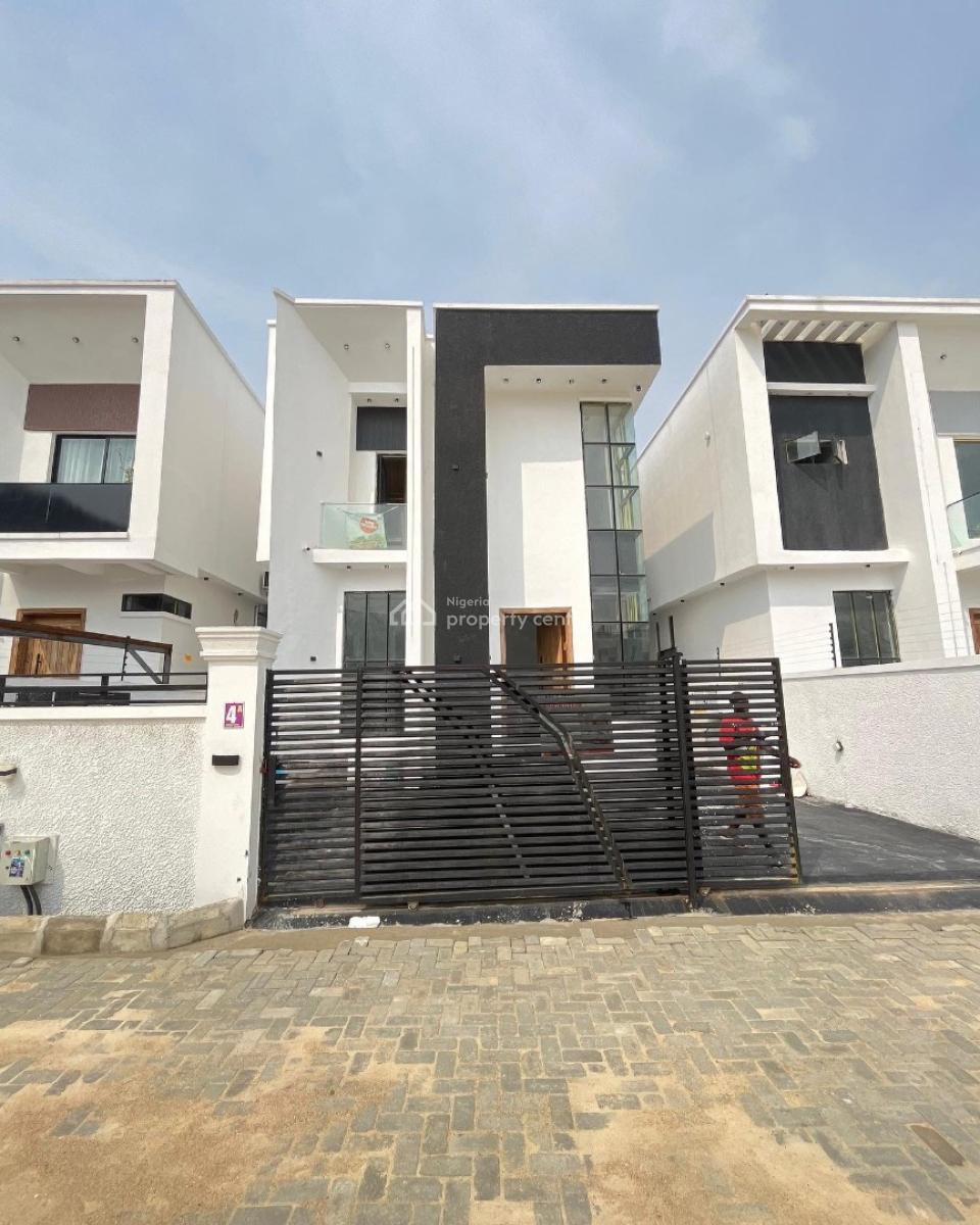 Lovely 4 Bedroom Detached Duplex with Bq, Chevron, Lekki, Lagos, Detached Duplex for Sale