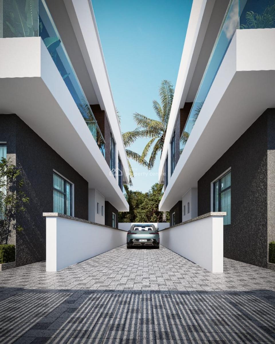 4bedroom Semi Detached Duplex + Bq with C of O, Brodny Luxury Villa Series Iii Located at Chois Gardens Abijo Gra, Abijo, Lekki, Lagos, Residential Land for Sale