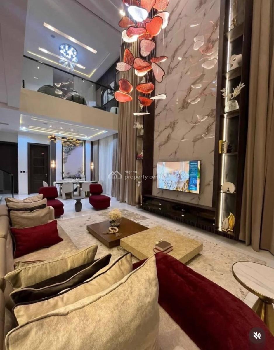 Furnished 5bedroom Detached Duplex + Cinema,pool, Ikota, Lekki, Lagos, Detached Duplex for Rent