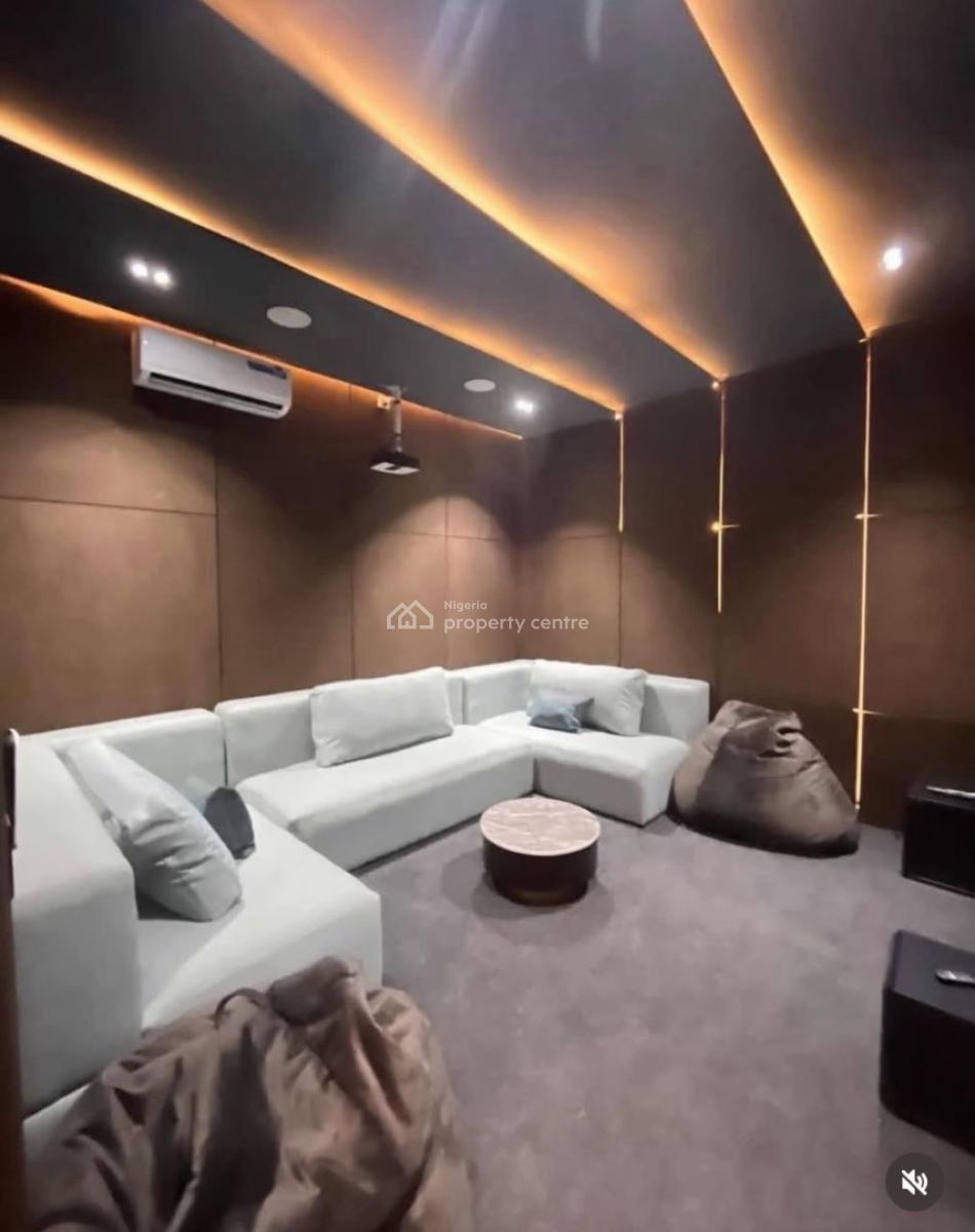 Furnished 5bedroom Detached Duplex + Cinema,pool, Ikota, Lekki, Lagos, Detached Duplex for Rent