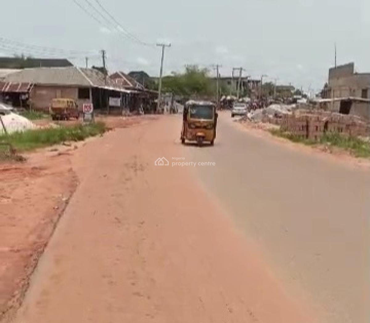 100ft By 100ft Commercial Land Title; Cofo, Along Obazagbon Road, Off Airport Road, Benin, Oredo, Edo, Commercial Land for Sale