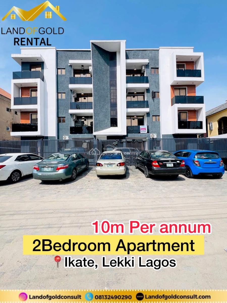 2 Bedroom Apartment, Ikate, Lekki, Lagos, House for Rent