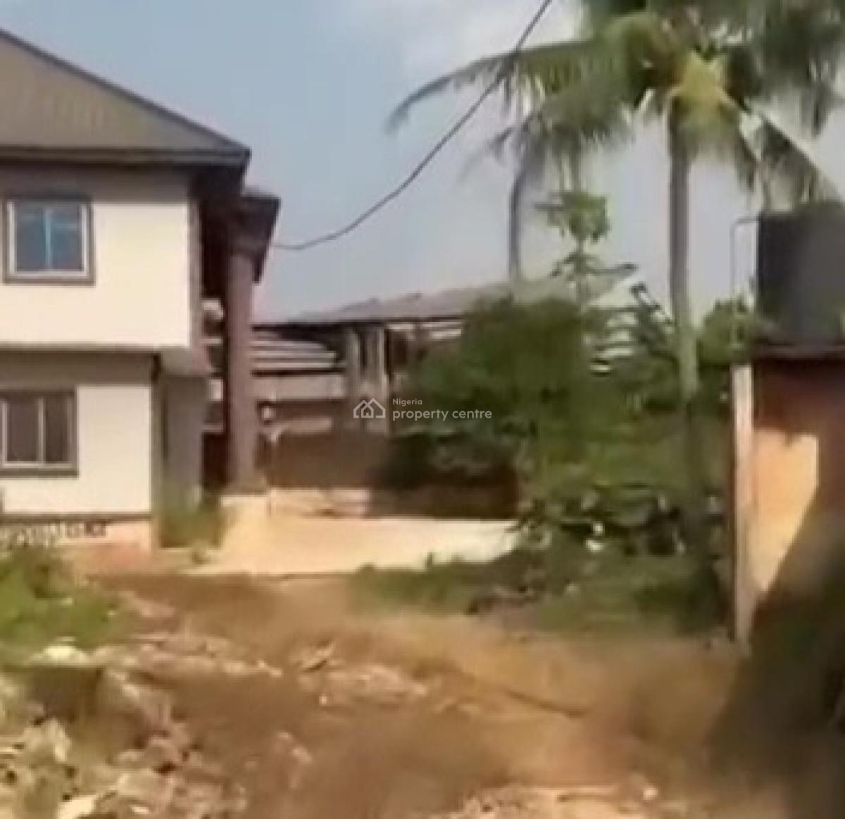 2 Flats of 2 Bedroom and 2flats of Room & Parlour 50ft By 135ft Land, Etete Road, Gra, Benin, Oredo, Edo, Block of Flats for Sale