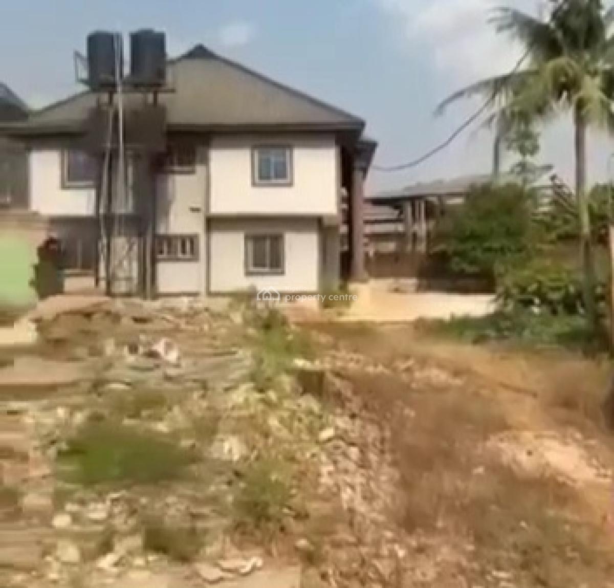 2 Flats of 2 Bedroom and 2flats of Room & Parlour 50ft By 135ft Land, Etete Road, Gra, Benin, Oredo, Edo, Block of Flats for Sale