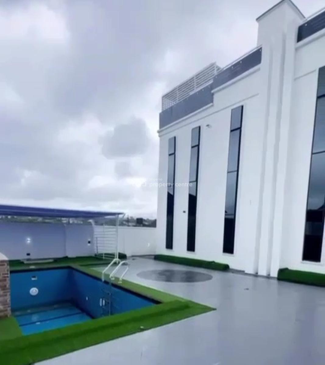 6bedroom Duplex with Swimming Pool 50ft By 200ft Land, Estate Gate, Off Airport Road Gra, Benin, Oredo, Edo, Terraced Duplex for Sale