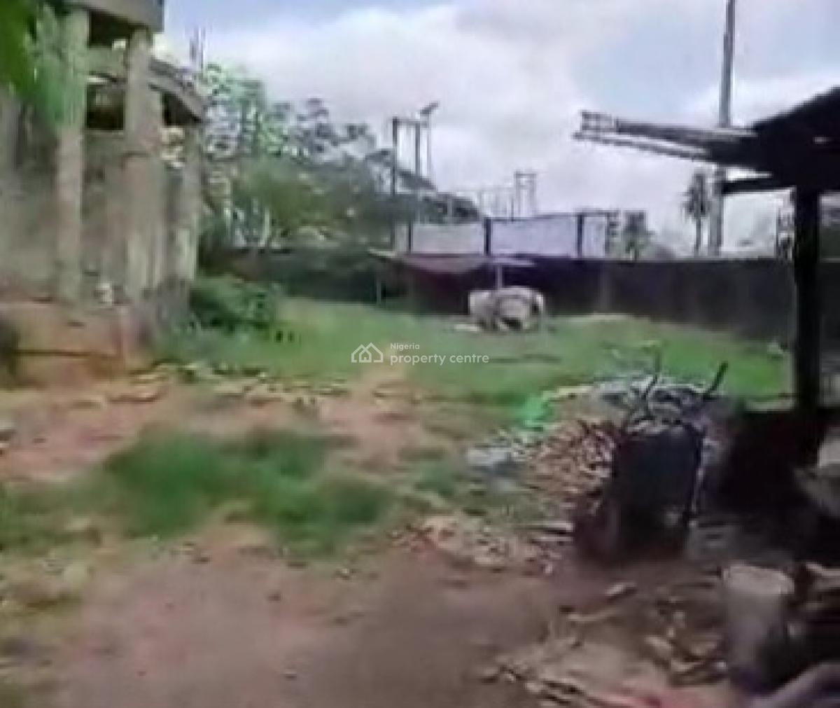 Structure on 100ft By 250ft Commercial Land, Along Boundary Road, By Ikpokpan Junction Gra, Benin, Oredo, Edo, Land for Sale