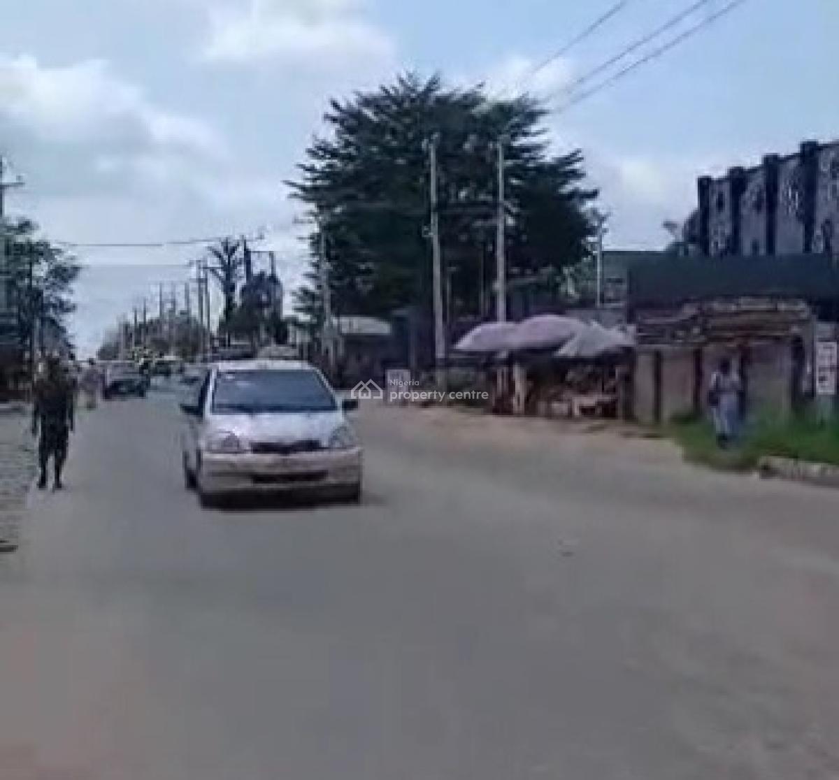 Structure on 100ft By 250ft Commercial Land, Along Boundary Road, By Ikpokpan Junction Gra, Benin, Oredo, Edo, Land for Sale