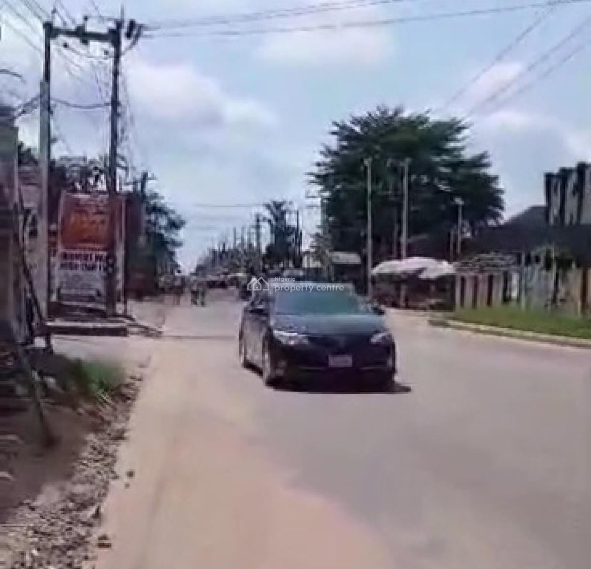 Structure on 100ft By 250ft Commercial Land, Along Boundary Road, By Ikpokpan Junction Gra, Benin, Oredo, Edo, Land for Sale