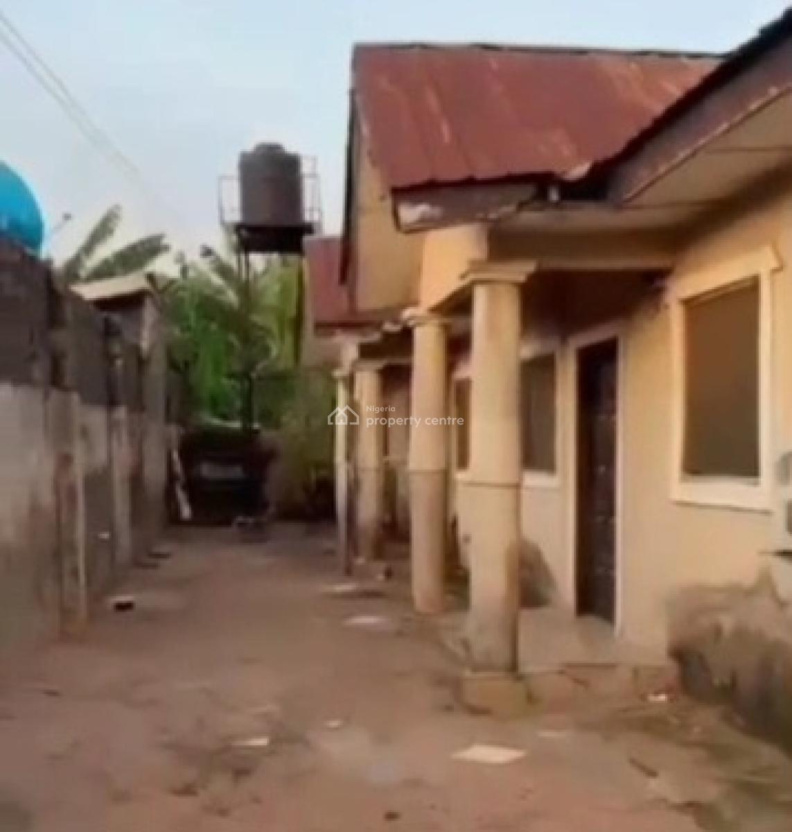 2flats of 3bedroom Each 50ft By 100ft Land, Ugbor Central Market ,very Close to Tared Road, Benin, Oredo, Edo, Terraced Bungalow for Sale