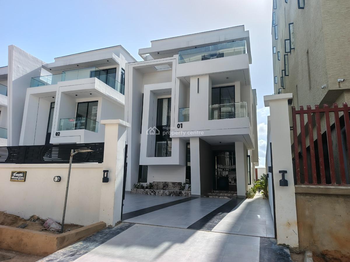 Luxury 5 Bedrooms Detained Smart Home with Pool & Bq, Off Freedom Way, Lekki Phase 1, Lekki, Lagos, Detached Duplex for Sale