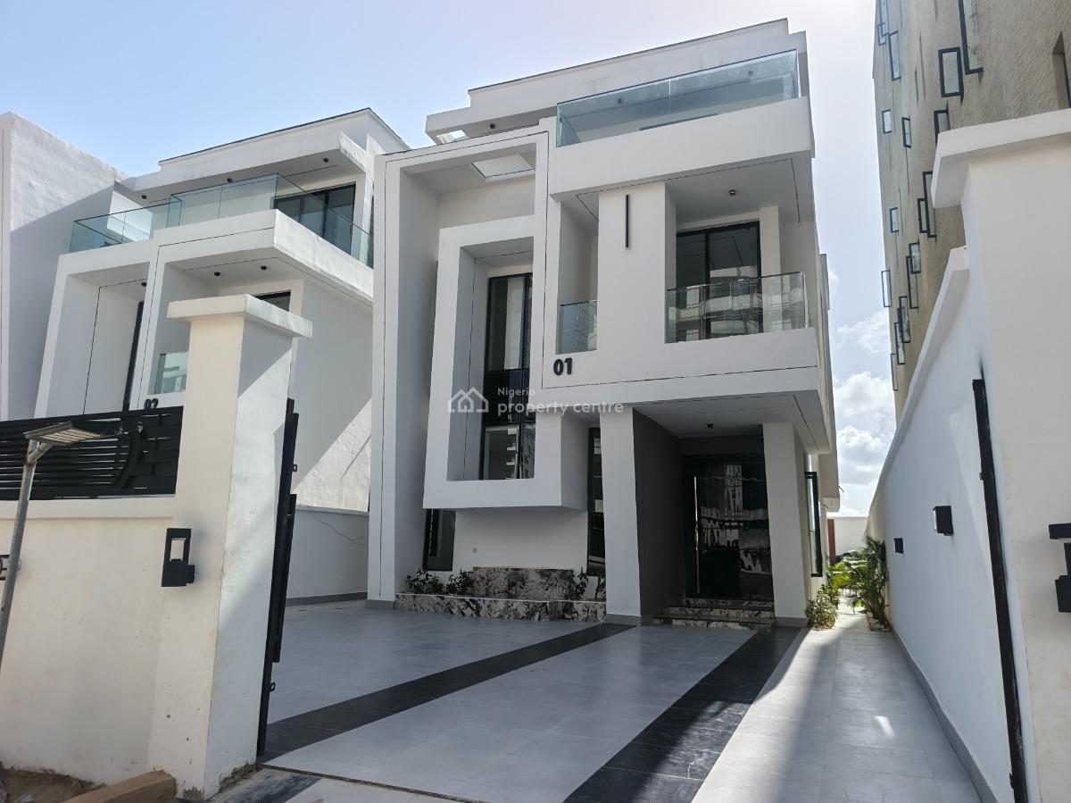 Luxury 5 Bedrooms Detained Smart Home with Pool & Bq, Off Freedom Way, Lekki Phase 1, Lekki, Lagos, Detached Duplex for Sale